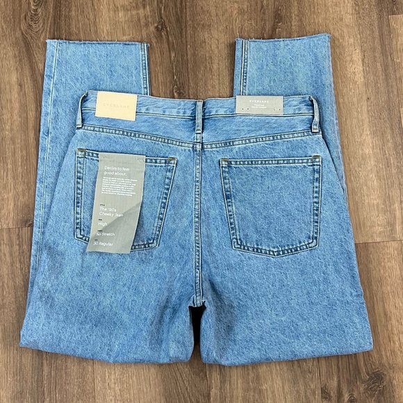 NEW Everlane The ’90s Cheeky Jean Raw Hem Sz 30 - Picture 2 of 12